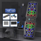 Multi-functional Push-Up Board, Foldable Color-Coded Training System for Chest, Shoulders, Back, Triceps